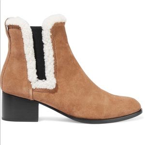 Rag&Bone Shearling Camel Walker Boots
